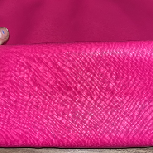 Juicy couture pink tote bag with black and white stripes. - Picture 10 of 16